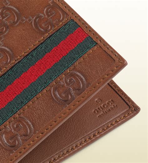 mens bifold gucci wallet|Gucci slim wallet for men.